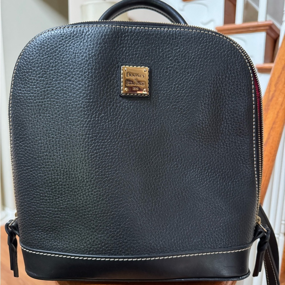 Dooney & Bourke Black Leather Backpack- 11.25” x 4” x 10.5” make me an offer